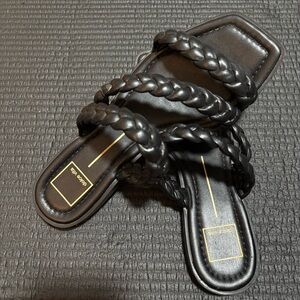 Dolce Vita braided mule sandal flats